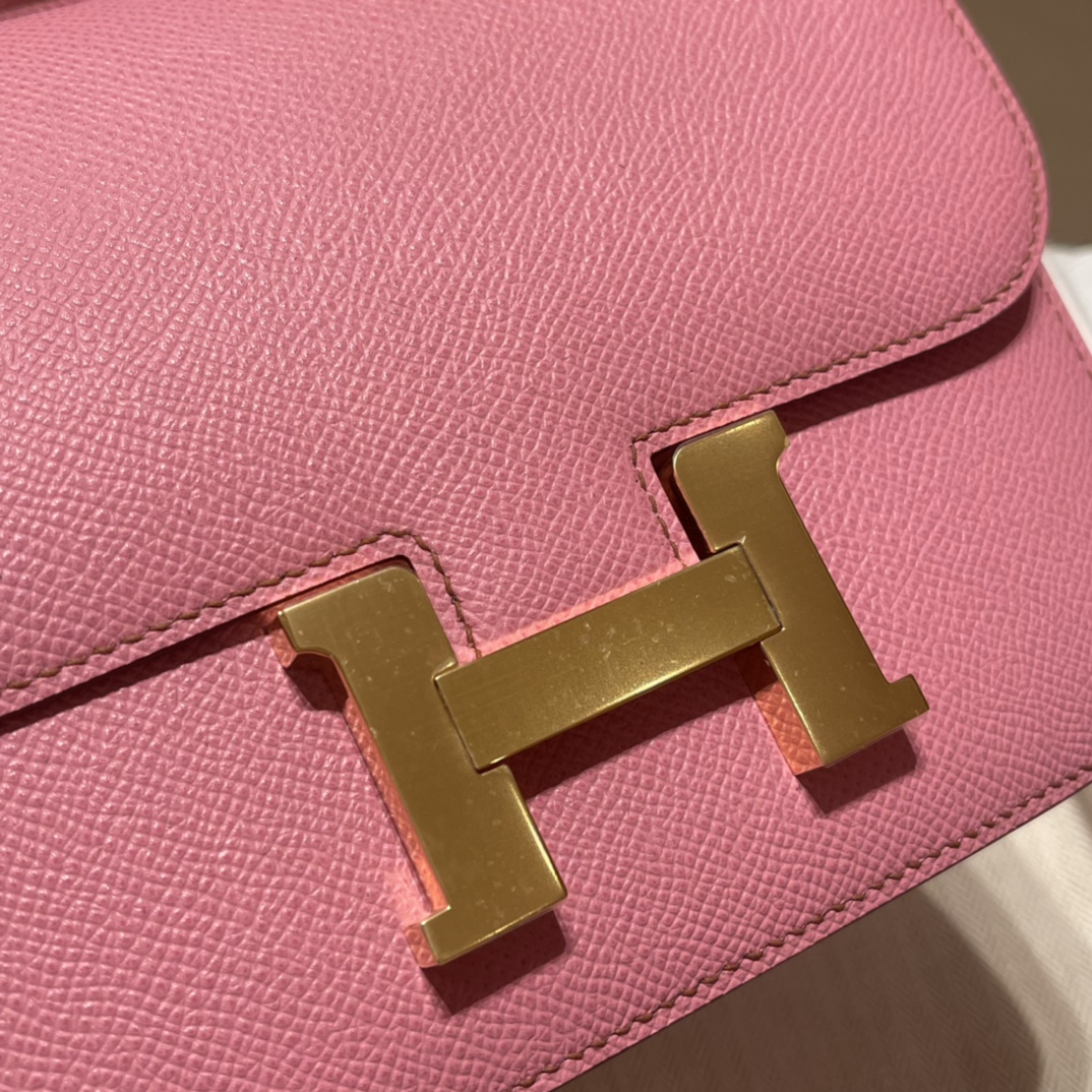 에르메스 콘스탄스18 사쿠라핑크 금장 앱송